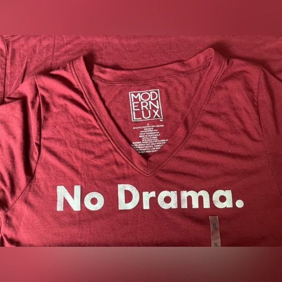 NWT Modern Lux V-neck T-shirt - Picture 2 of 2